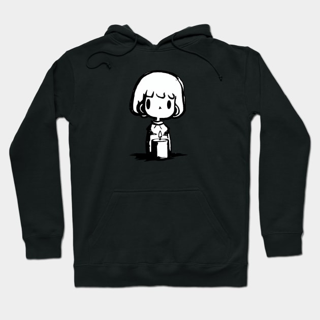 Candle girl Hoodie by stkUA